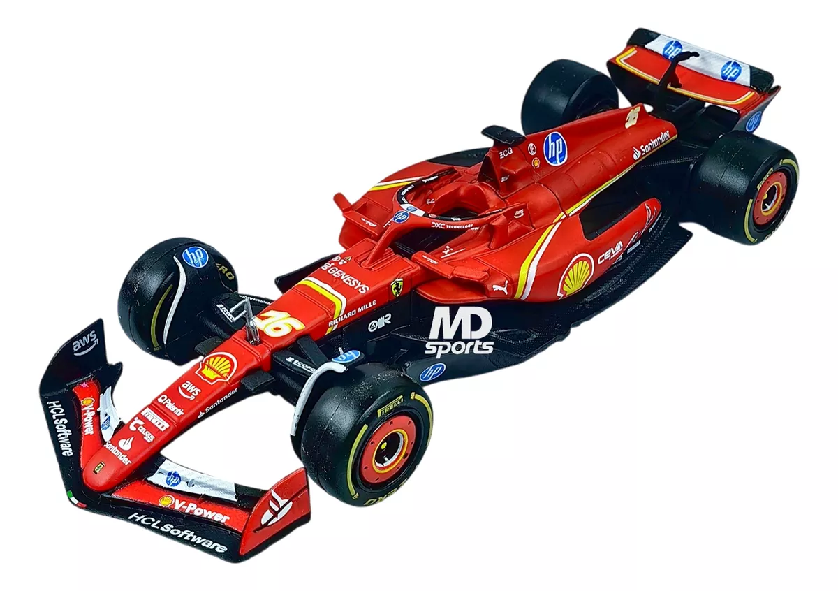 AUTO F1 FERRARI SF-24 2024 #16 CHARLES LECLERC ESCALA 1:43 - 3
