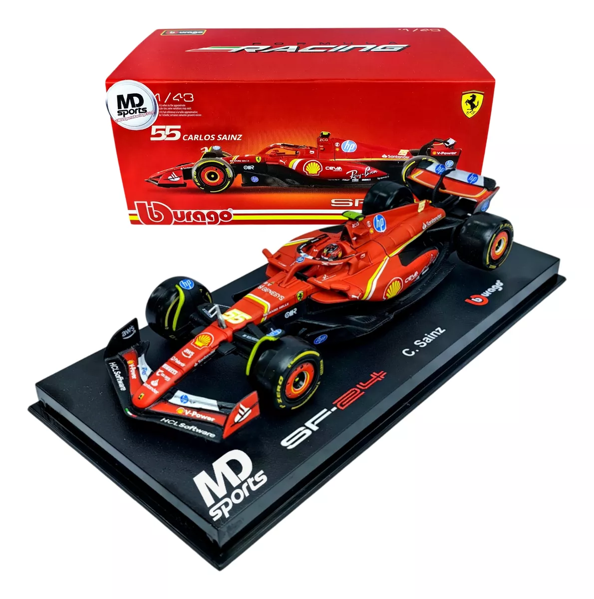 AUTO SCUDERIA FERRARI F1 SF-24 CARLOS SAINZ 2024 1:43 ACR - 1