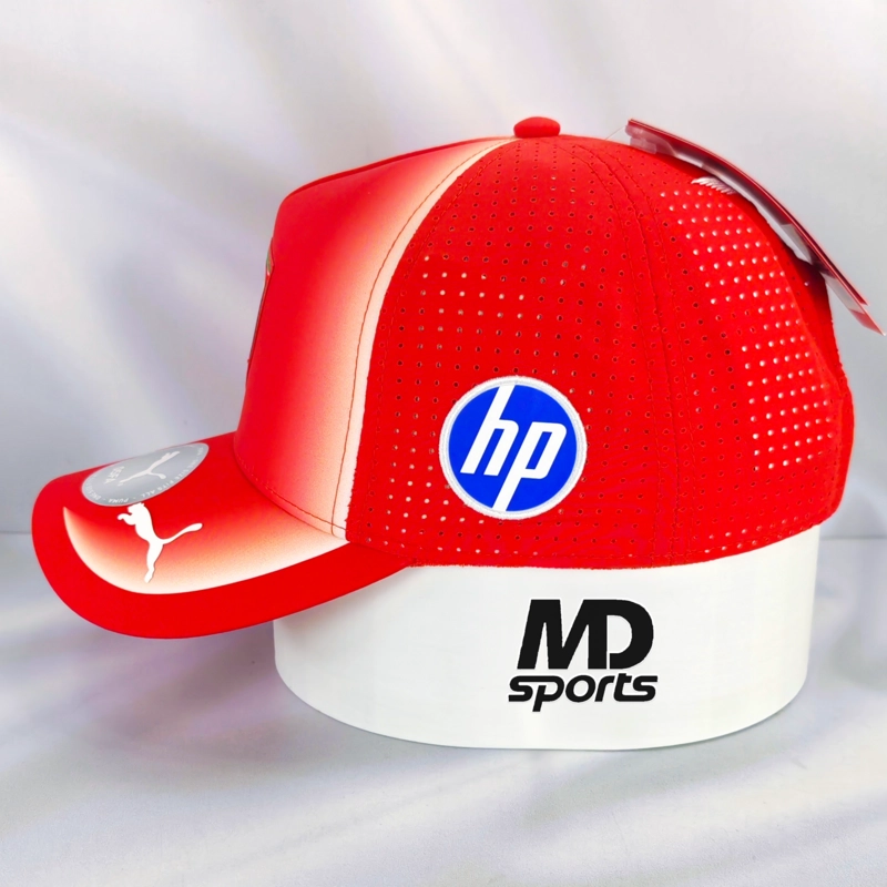 GORRO JOCKEY F1 PUMA OFICIAL SCUDERIA FERRARI HP LEWIS HAMILTON 2026 ROJO - 3