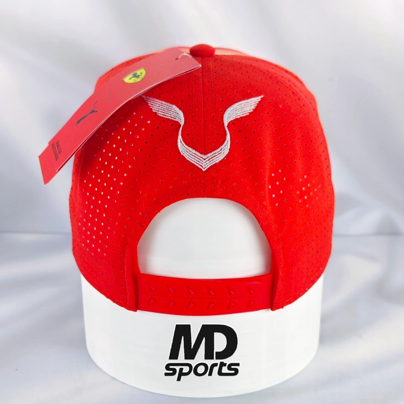 GORRO JOCKEY F1 PUMA OFICIAL SCUDERIA FERRARI HP LEWIS HAMILTON 2026 ROJO - 4