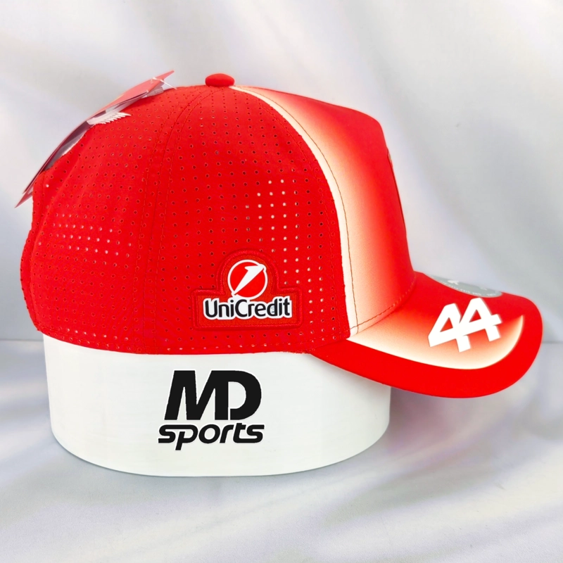 GORRO JOCKEY F1 PUMA OFICIAL SCUDERIA FERRARI HP LEWIS HAMILTON 2026 ROJO - 5