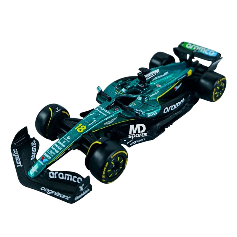 AUTO F1 ASTON MARTIN AMR25 2025 #18 LANCE STROLL CAJA NORMAL 1:43 - 4