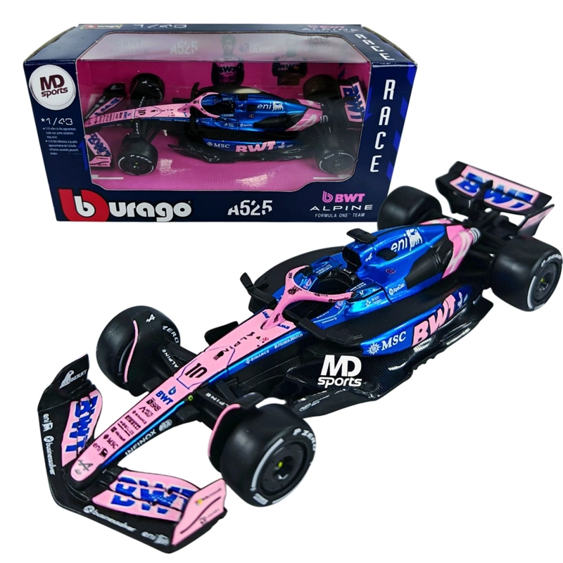 AUTO F1 ALPINE A525 2025 #10 PIERRE GASLY CAJA NORMAL BURAGO 1:43 - 1