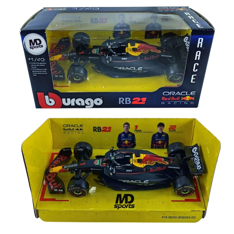 AUTO F1 REDBULL RB21 2025 #1 MAX VERSTAPPEN CAJA NORMAL 1:43 - 2