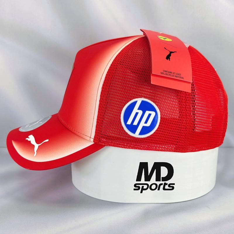 GORRO JOCKEY F1 PUMA OFICIAL SCUDERIA FERRARI HP CHARLES LECLERC 2026 ROJO - 5