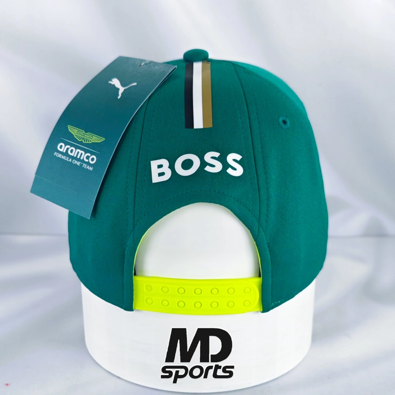 GORRO JOCKEY F1 PUMA OFICIAL ASTON MARTIN FERNANDO ALONSO 2026 VERDE - 4