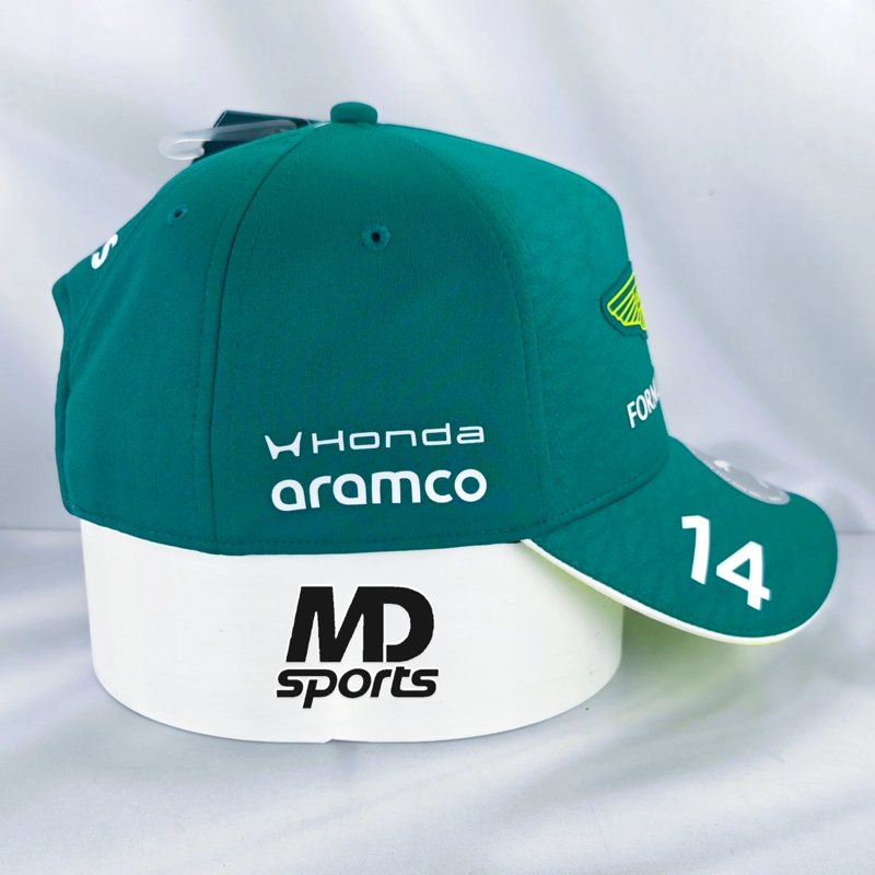 GORRO JOCKEY F1 PUMA OFICIAL ASTON MARTIN FERNANDO ALONSO 2026 VERDE - 5