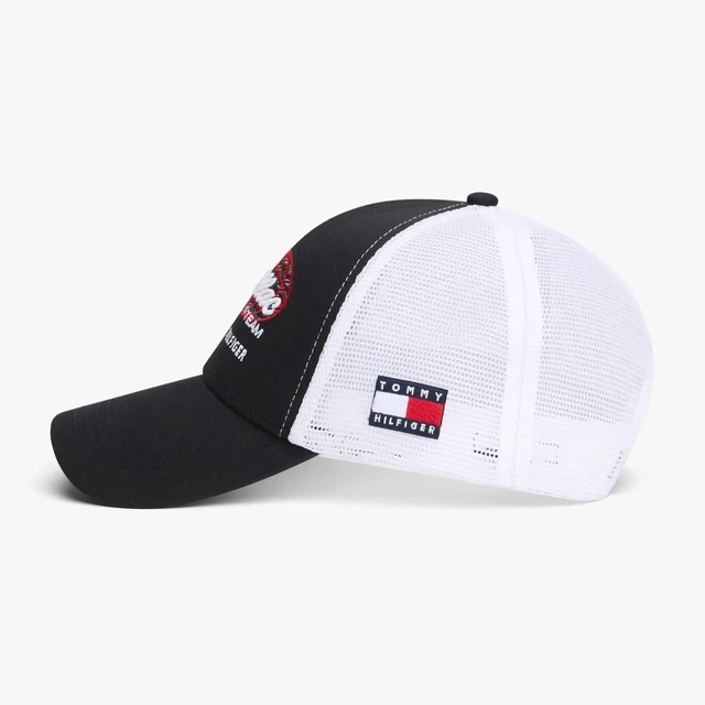 GORRO JOCKEY TOMMY HILFIGER CADILLAC F1 TEAM OFICIAL 2026 TRUCKER CAP NEGRO/BLANCO - 3