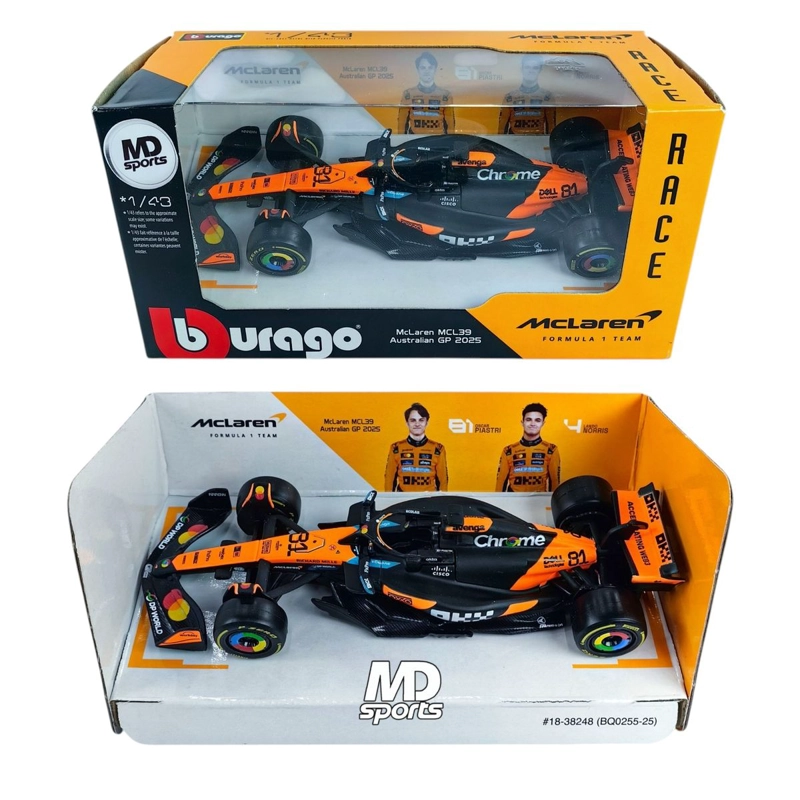AUTO F1 MCLAREN MCL39 GP AUSTRALIA 2025 #81 OSCAR PIASTRI CAJA NORMAL 1:43 - 2