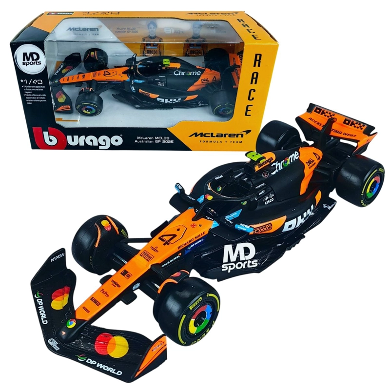 AUTO F1 MCLAREN MCL39 GP AUSTRALIA 2025 #4 LANDO NORRIS CAJA NORMAL 1:43 - 1