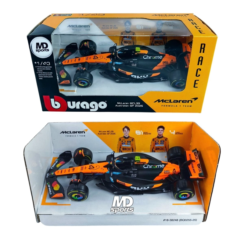 AUTO F1 MCLAREN MCL39 GP AUSTRALIA 2025 #4 LANDO NORRIS CAJA NORMAL 1:43 - 2