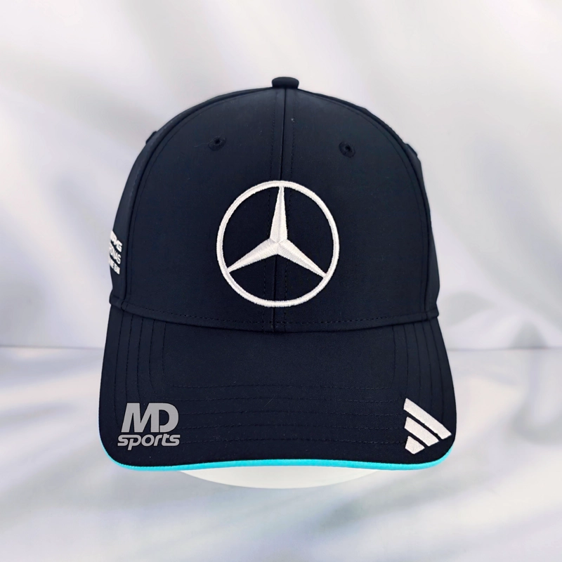 GORRO JOCKEY ADIDAS MERCEDES AMG F1 OFICIAL 2025 BLACK DRIVER CAP - 2