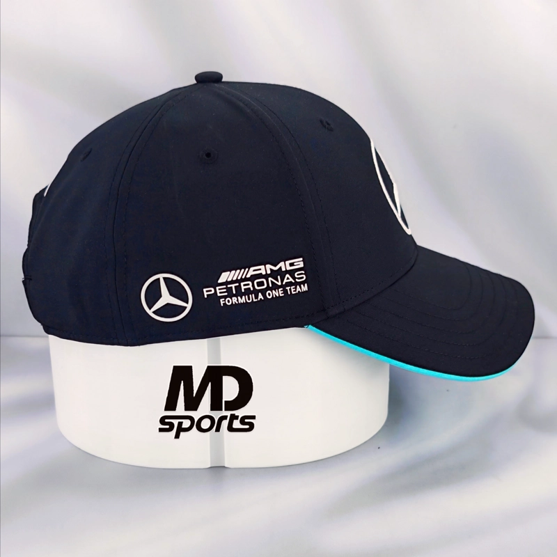 GORRO JOCKEY ADIDAS MERCEDES AMG F1 OFICIAL 2025 BLACK DRIVER CAP - 3