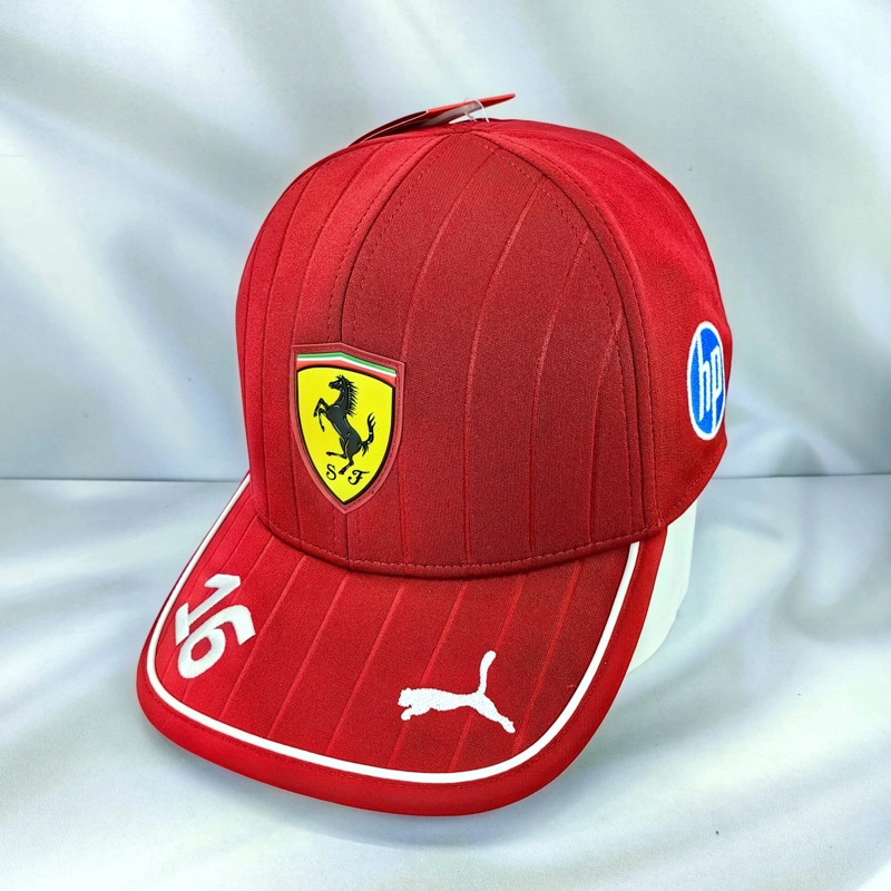GORRO JOCKEY PUMA OFICIAL SCUDERIA FERRARI HP CHARLES LECLERC 2025 - 1