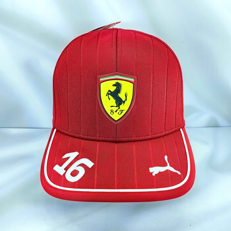 GORRO JOCKEY PUMA OFICIAL SCUDERIA FERRARI HP CHARLES LECLERC 2025 - 2