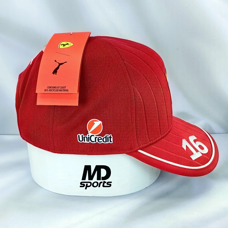 GORRO JOCKEY PUMA OFICIAL SCUDERIA FERRARI HP CHARLES LECLERC 2025 - 5