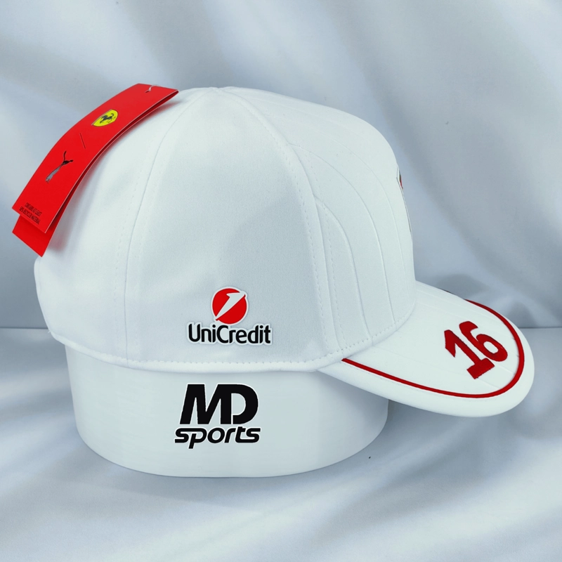 GORRO JOCKEY PUMA OFICIAL SCUDERIA FERRARI HP CHARLES LECLERC GP MIAMI 2025 - 3