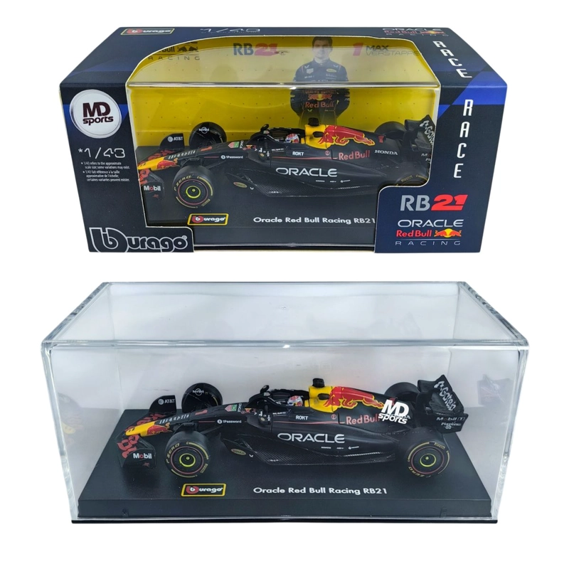 AUTO F1 REDBULL RB21 2025 MAX VERSTAPPEN CAJA ACRILICA 1:43 - 2