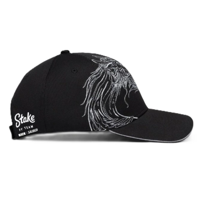 GORRO JOCKEY CODE OFICIAL STAKE SAUBER GUANYU ZHOU GP CHINA 2024 DRAGON NEGRO - 2
