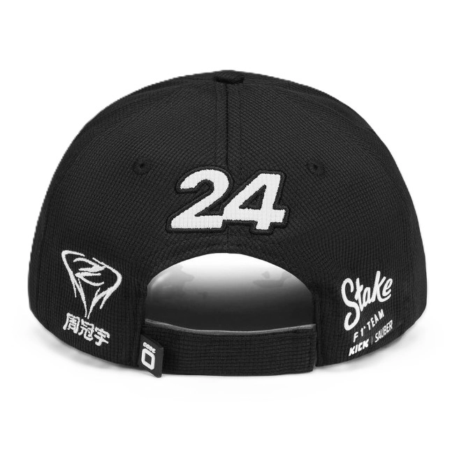 GORRO JOCKEY CODE OFICIAL STAKE SAUBER GUANYU ZHOU GP CHINA 2024 DRAGON NEGRO - 3