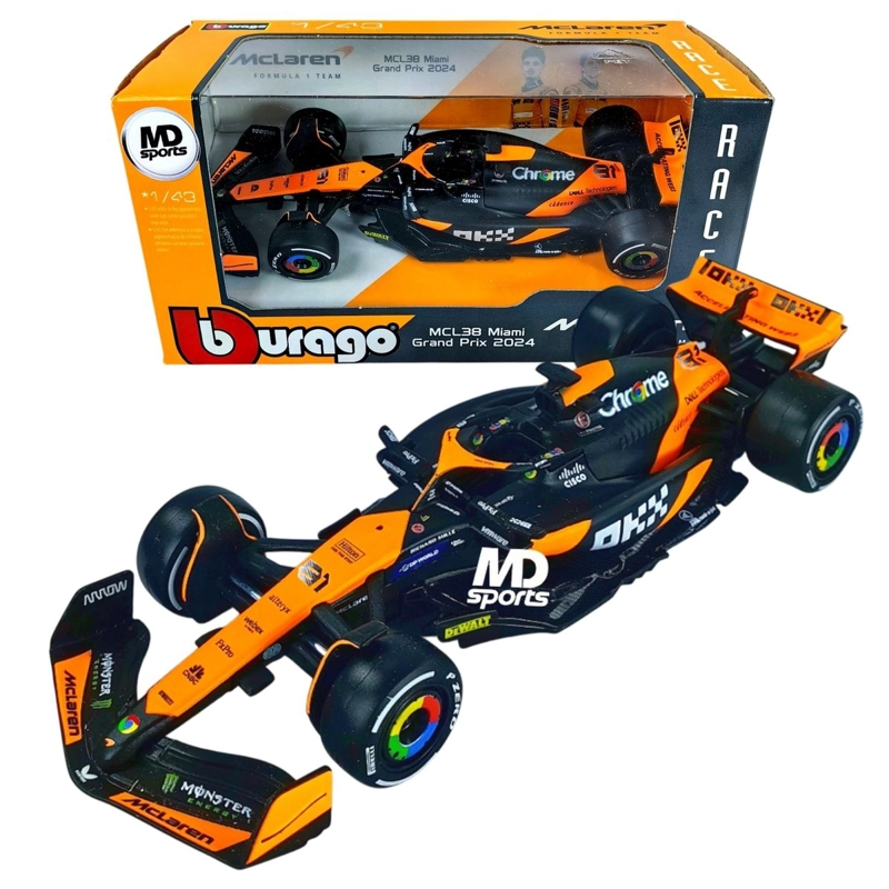AUTO F1 MCLAREN MCL38 GP MIAMI 2024 #81 PIASTRI CAJA NOR1:43 - 1