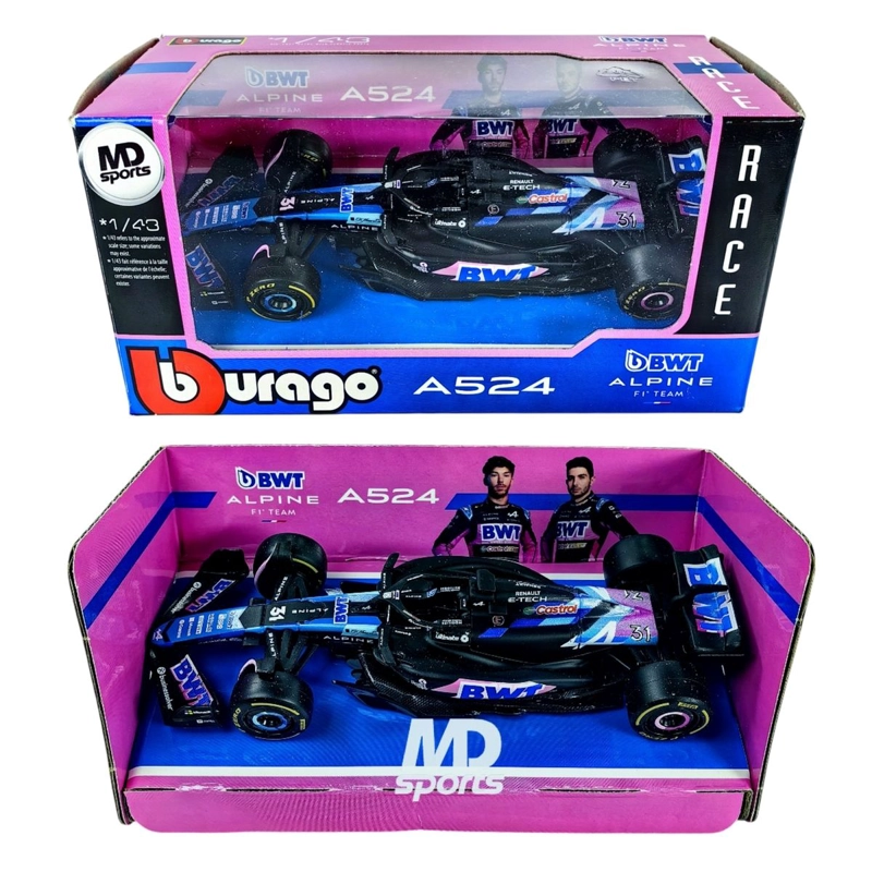 AUTO F1 ALPINE A524 2024 #31 ESTEBAN OCON CAJA NORMAL 1:43 - 2