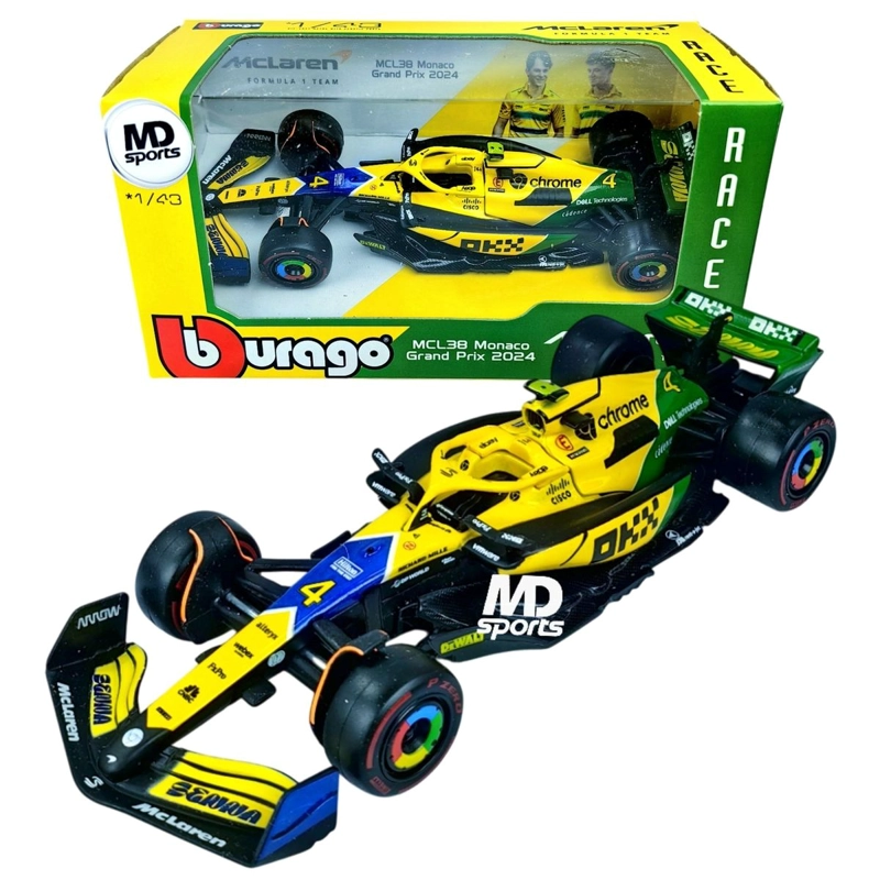 AUTO F1 MCLAREN MCL38 SENNA LIVERY 2024 #4 NORRIS ESC 1:43 - 1