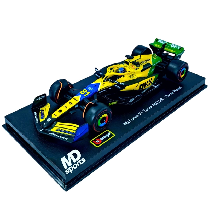 AUTO F1 MCLAREN MCL38 2024 SENNA #81 PIASTRI CAJA ACRILICA 1:43 - 3