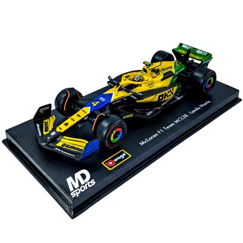AUTO F1 MCLAREN MCL38 2024 SENNA #4 NORRIS CAJA ACRILICA 1:43 - 3