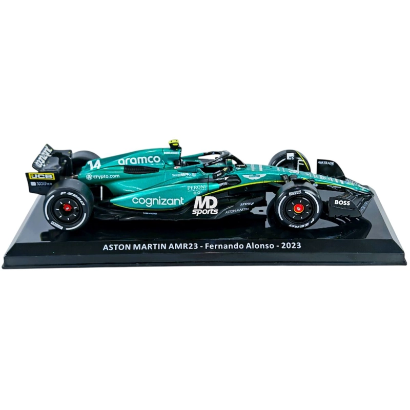 AUTO F1 ASTON MARTIN AMR23 #14 FERNANDO ALONSO 2023 CAJA NORMAL PREMIUM COLLECT 1:24 - 2