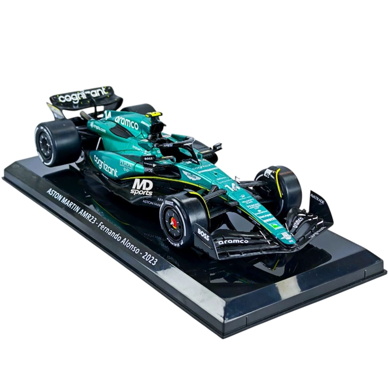AUTO F1 ASTON MARTIN AMR23 #14 FERNANDO ALONSO 2023 CAJA NORMAL PREMIUM COLLECT 1:24 - 3