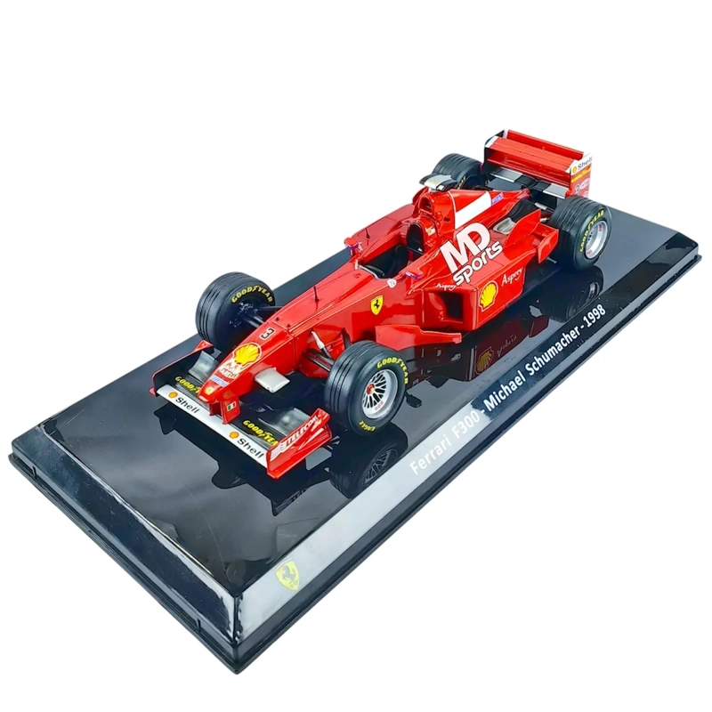 AUTO F1 FERRARI F300 1998 #3 MICHAEL SCHUMACHER CAJA ACRILICA PREMIUM COLLECT 1:24 - 1