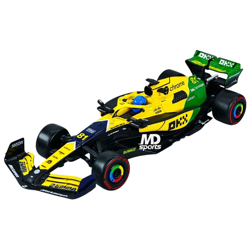 AUTO F1 MCLAREN CONTROL REMOTO MCL38 SENNA LIVERY MONACO GP #81 OSCAR PIASTRI MAISTO 1:24 - 3