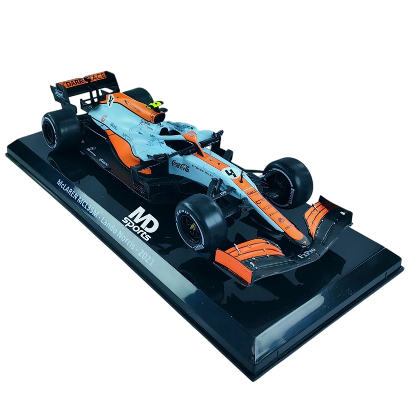 AUTO F1 MCLAREN MCL35M GP MONACO 2021 #4 LANDO NORRIS CAJA NORMAL PREMIUM COLLECT 1:24 - 1