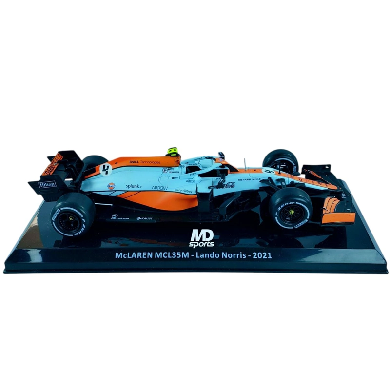 AUTO F1 MCLAREN MCL35M GP MONACO 2021 #4 LANDO NORRIS CAJA NORMAL PREMIUM COLLECT 1:24 - 2