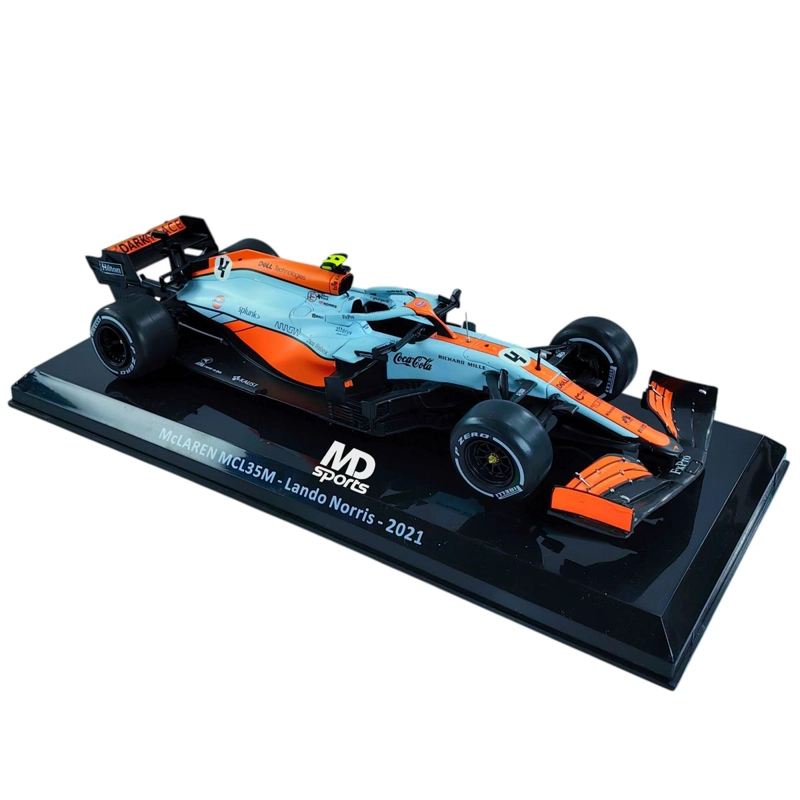AUTO F1 MCLAREN MCL35M GP MONACO 2021 #4 LANDO NORRIS CAJA NORMAL PREMIUM COLLECT 1:24 - 3