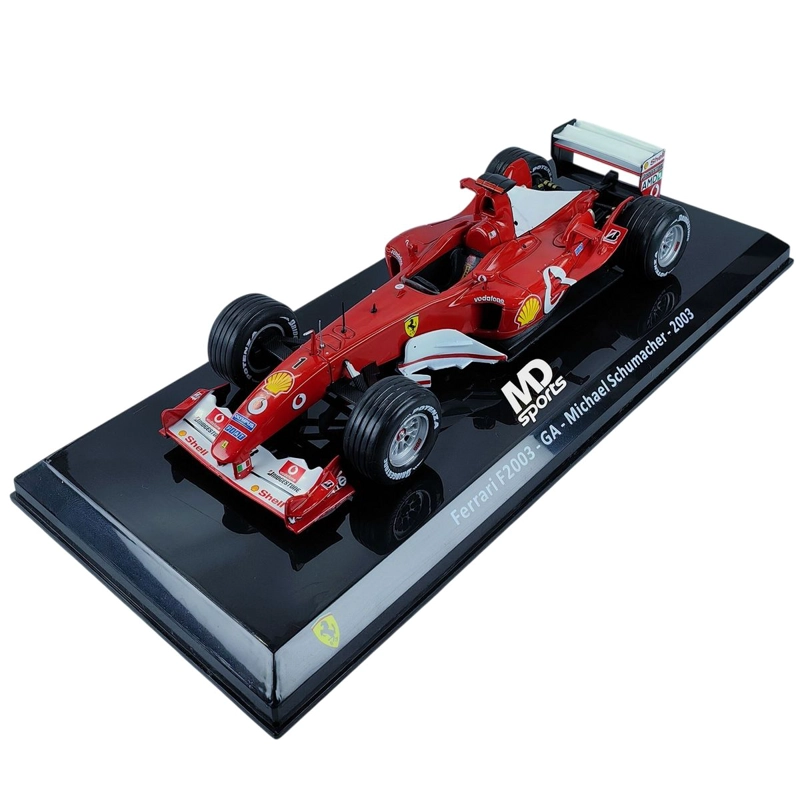 AUTO F1 FERRARI F2003 GA 2003 #1 MICHAEL SCHUMACHER CAJA ACRILICA PREMIUM COLLECT 1:24 - 1