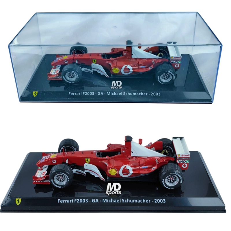 AUTO F1 FERRARI F2003 GA 2003 #1 MICHAEL SCHUMACHER CAJA ACRILICA PREMIUM COLLECT 1:24 - 3