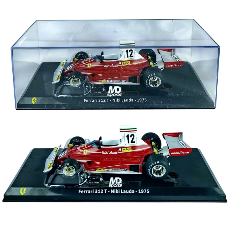 AUTO F1 FERRARI 312T 1975 #12 NIKI LAUDA CAJA NORMAL PREMIUM COLLECT 1:24 - 2