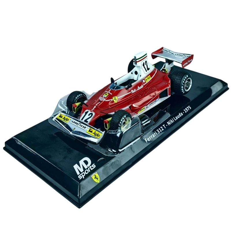 AUTO F1 FERRARI 312T 1975 #12 NIKI LAUDA CAJA NORMAL PREMIUM COLLECT 1:24 - 3