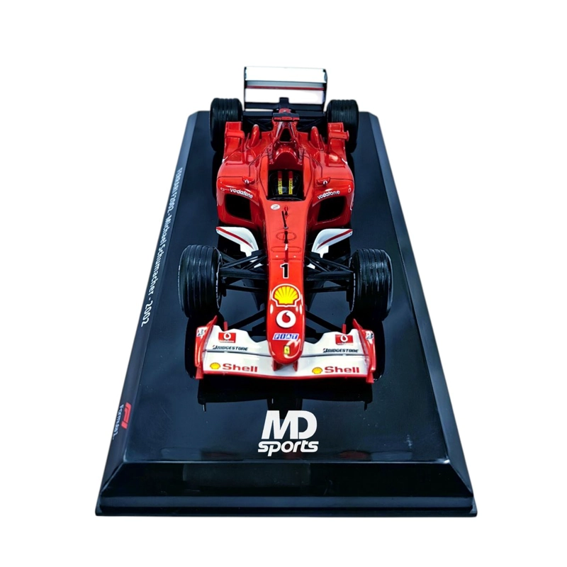 AUTO F1 FERRARI F2002 2002 #1 MICHAEL SCHUMACHER CAJA NORMAL PREMIUM COLLECT 1:24 - 2