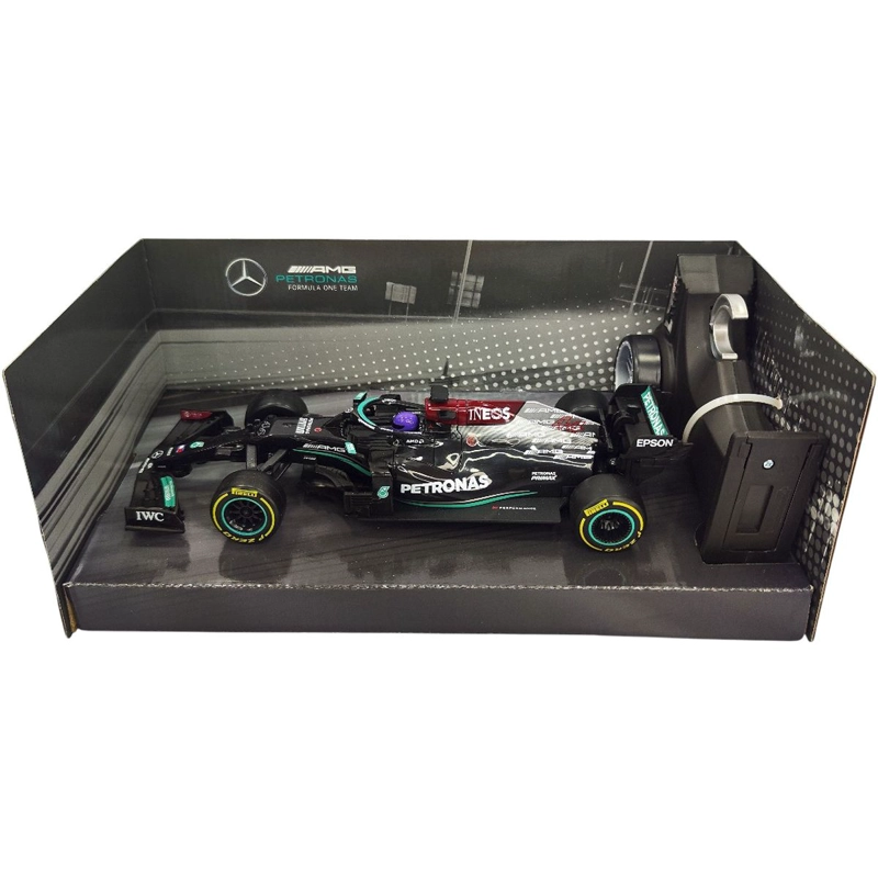 AUTO F1 MERCEDES W12 2021 #44 LEWIS HAMILTON MAISTO 1:24 CONTROL REMOTO - 3