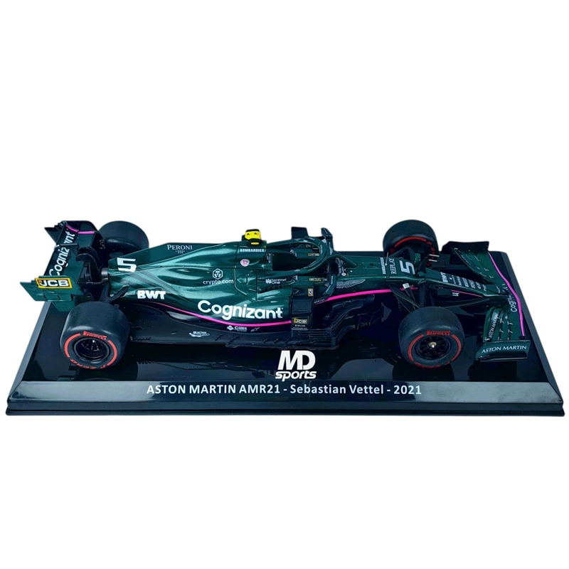 AUTO F1 ASTON MARTIN AMR21 2021 #5 SEBASTIAN VETTEL CAJA NORMAL PREMIUM COLLECT 1:24 - 3