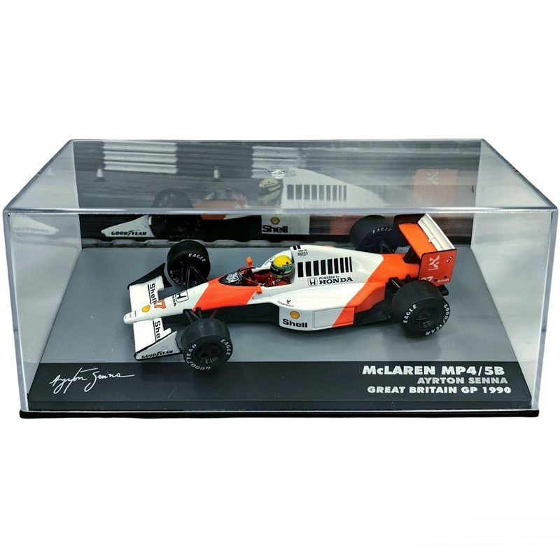 AUTO FORMULA 1 MCLAREN MP4/5B 1990 #27 AYRTON SENNA IXO 1:43 - 3