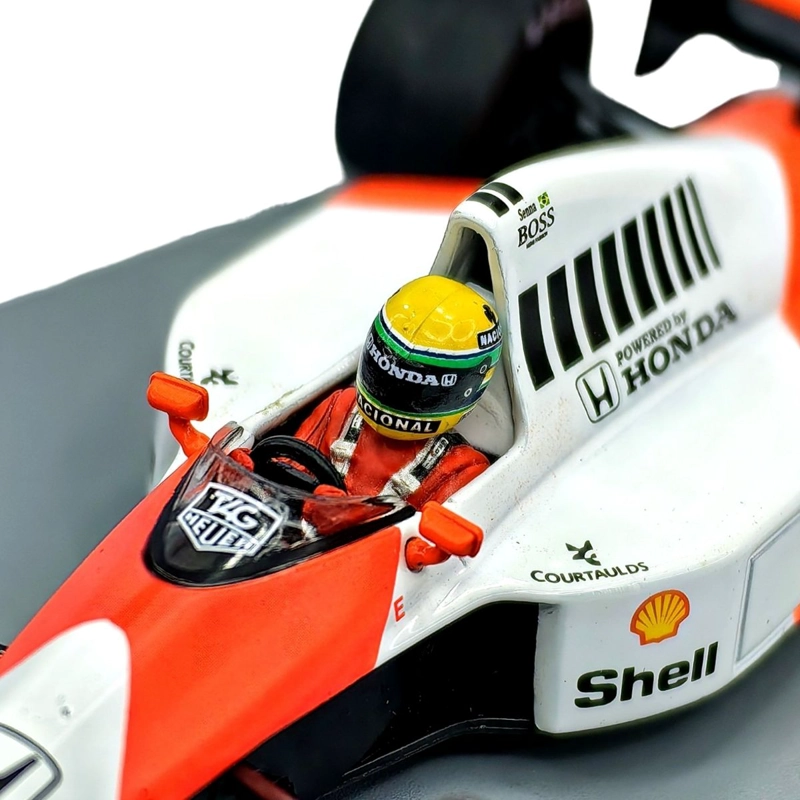 AUTO FORMULA 1 MCLAREN MP4/5B 1990 #27 AYRTON SENNA IXO 1:43 - 4