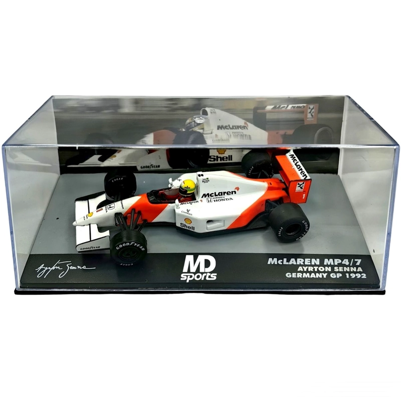 AUTO FORMULA 1 MCLAREN MP4/7 1992 #1 AYRTON SENNA IXO 1:43 - 2