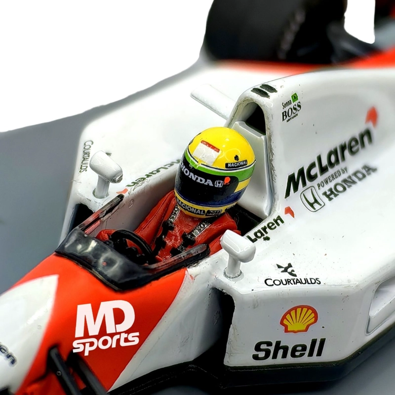 AUTO FORMULA 1 MCLAREN MP4/7 1992 #1 AYRTON SENNA IXO 1:43 - 4