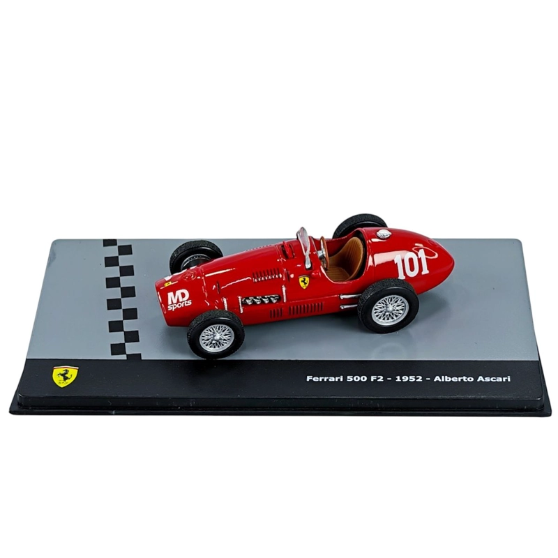 AUTO FORMULA 1 FERRARI 500 F2 1952 #101 ALBERTO ASCARI CAJA ACRILICA IXO 1:43 - 2