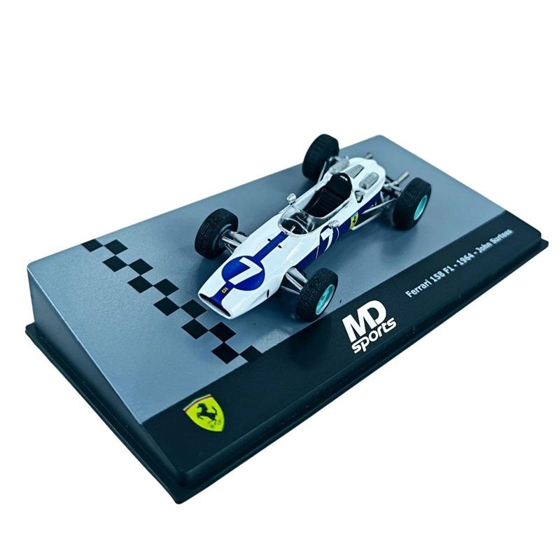 AUTO FORMULA 1 FERRARI 158 F1 1964 #7 JOHN SURTEES CAJA ACRILICA IXO 1:43 - 3