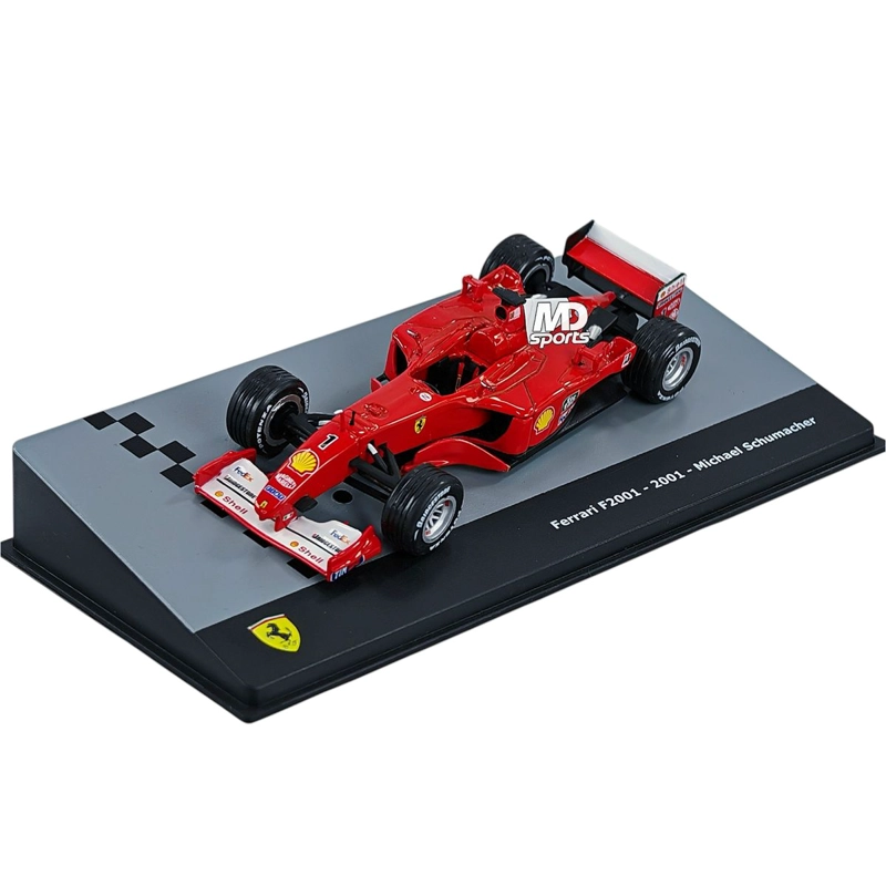 AUTO FORMULA 1 FERRARI F2001 #1 MICHAEL SCHUMACHER 2001 CAJA ACRILICA IXO 1:43 - 1